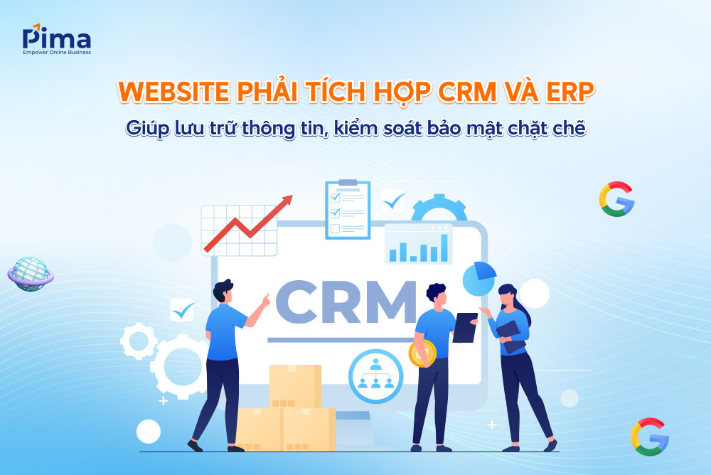 Thiết kế website phòng khám, bệnh viện chuyên nghiệp nên tích hợp CRM và ERP