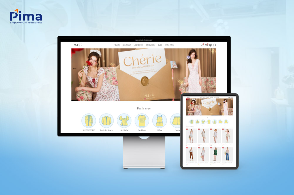 Website bán quần áo với đa dạng tính năng hiện đại