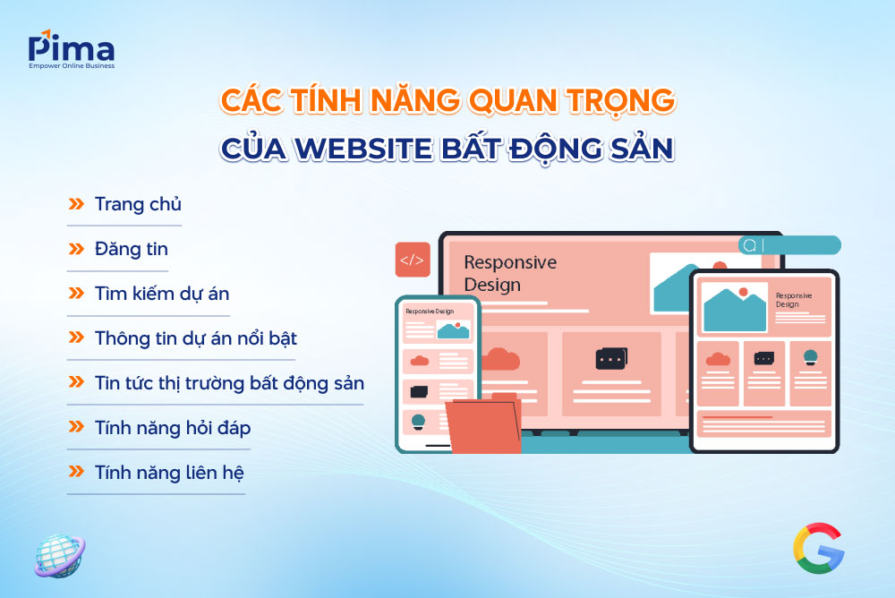 Những tính năng quan trọng của website bất động sản Những tính năng quan trọng của website bất động sản