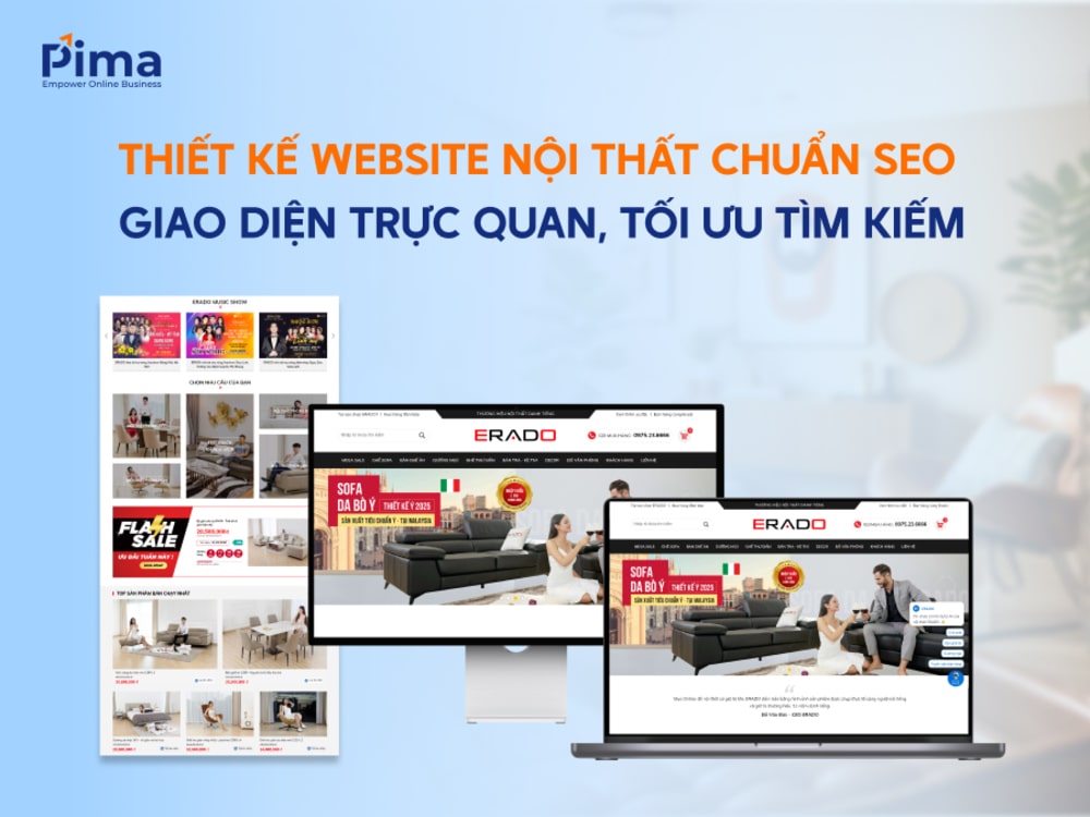 Pima Digital - Công ty thiết kế website chuyên nghiệp, chuẩn SEO