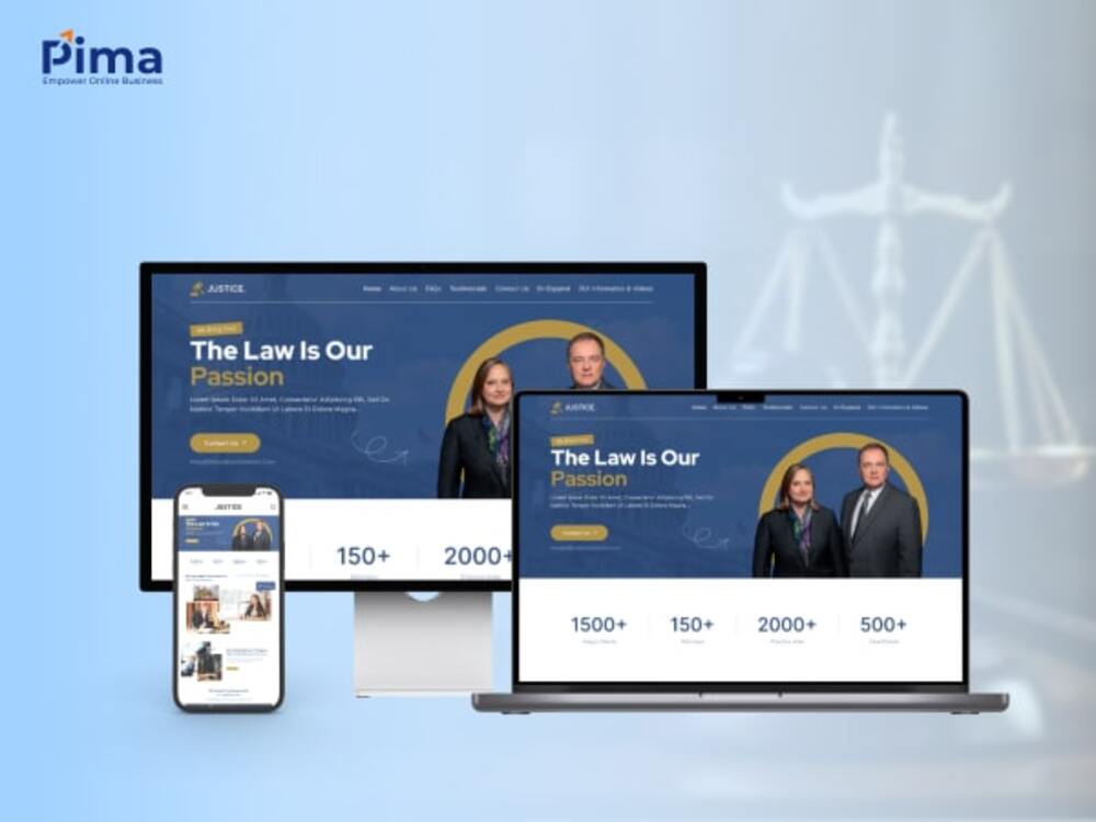 Các thông tin về luật sư là yếu tố tạo nên sự tin cậy cho website