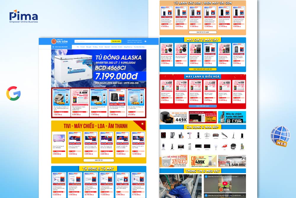 Trang chủ giúp doanh nghiệp tạo uy tín với người dùng Trang chủ giúp doanh nghiệp tạo uy tín với người dùng