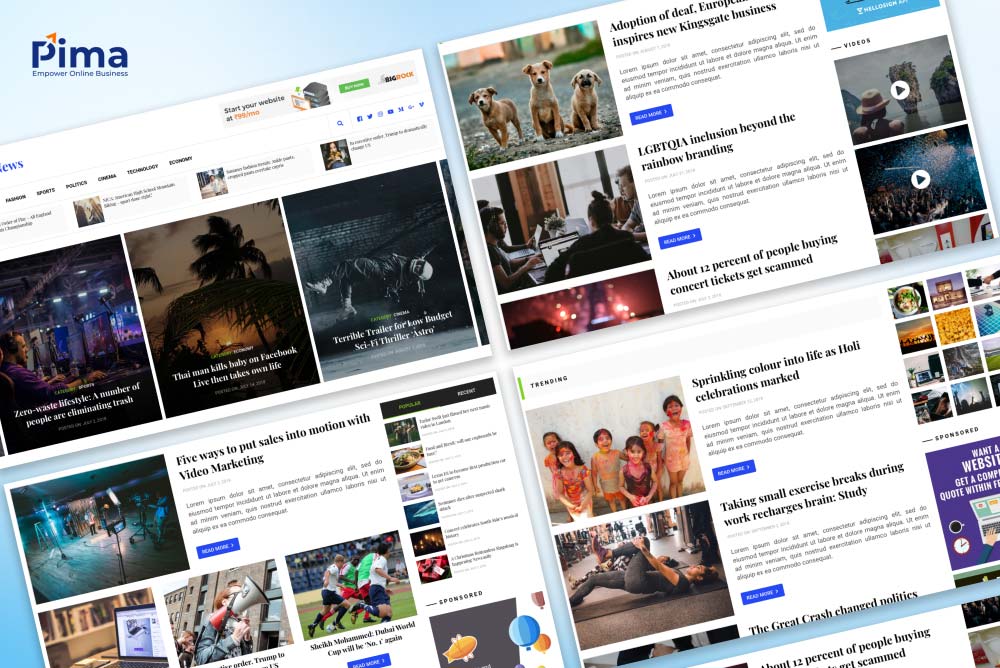 Trang giới thiệu giúp người đọc hiểu rõ hơn về doanh nghiệp