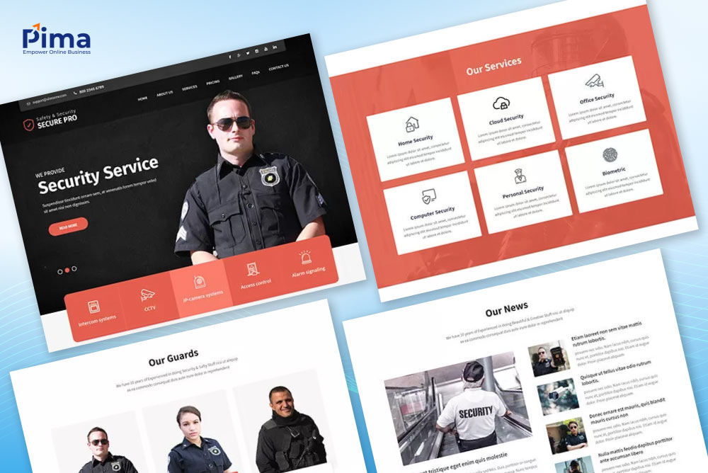 Trang giới thiệu cung cấp đầy đủ thông tin hoạt động của doanh nghiệp