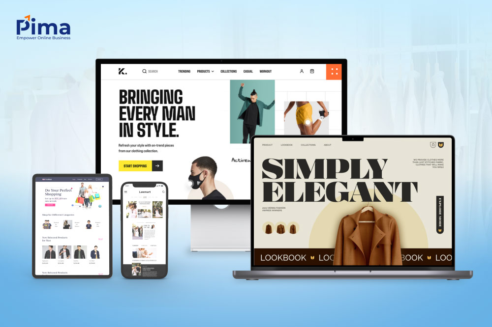 Trang web bán quần áo đẹp, thu hút khách hàng ngay từ cái nhìn đầu tiên