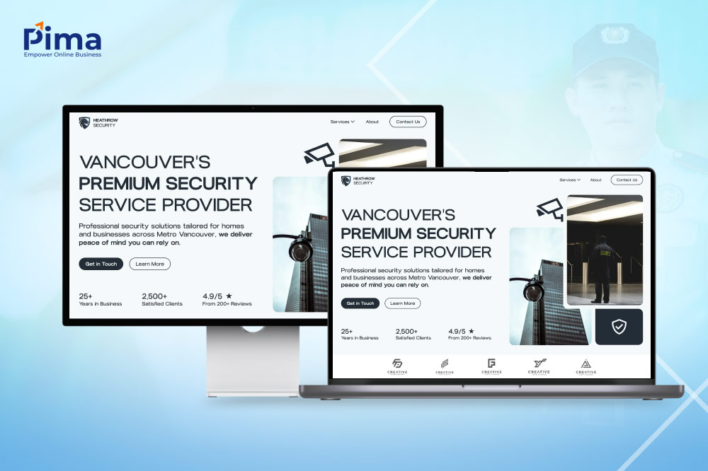 Trang web bảo vệ cao cấp, hiện đại