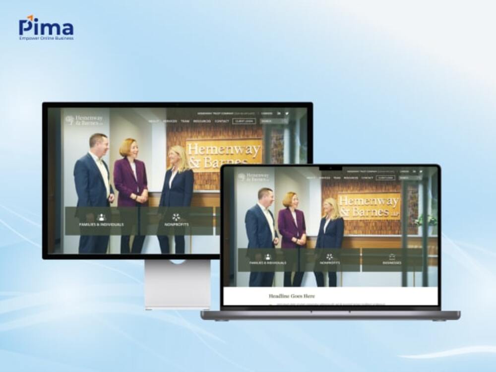 Mẫu website kết hợp yếu tố con người tạo sự uy tín