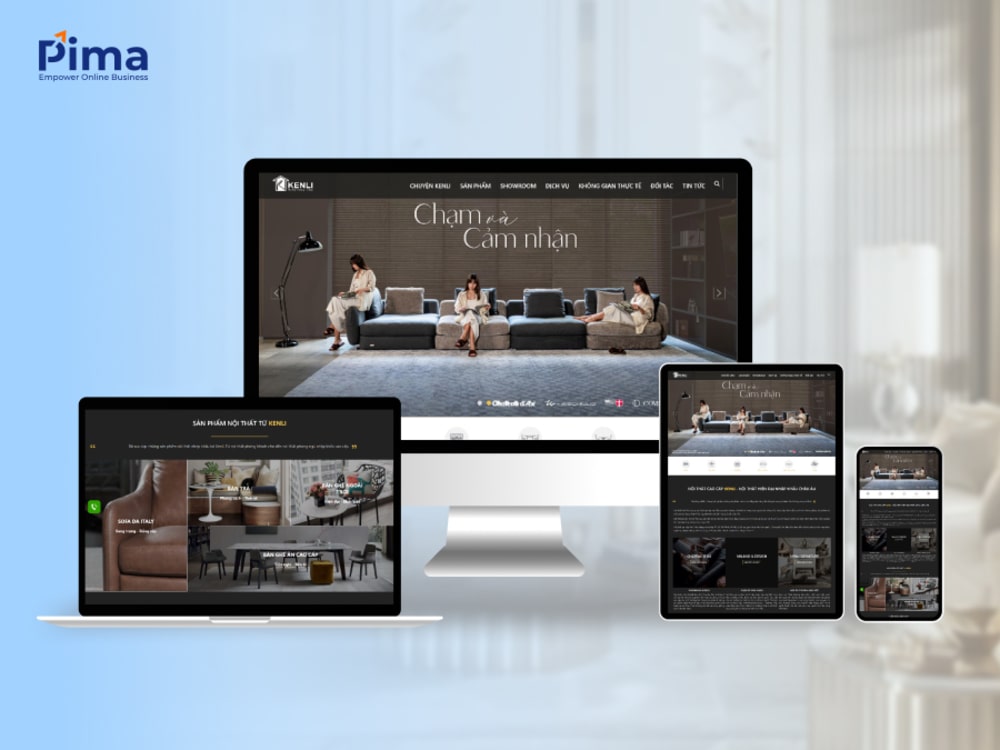 Mẫu trang web nội thất được yêu thích nhất hiện nay