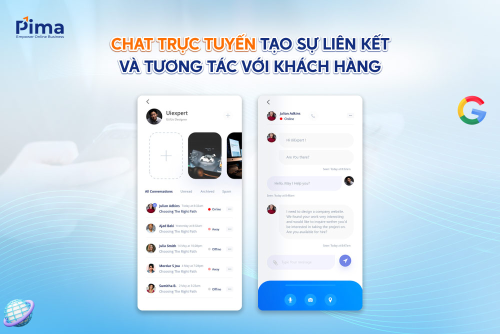 Tính năng trò chuyện trực tuyến rất quan trọng với website ảnh viện áo cưới Tính năng trò chuyện trực tuyến rất quan trọng với website ảnh viện áo cưới