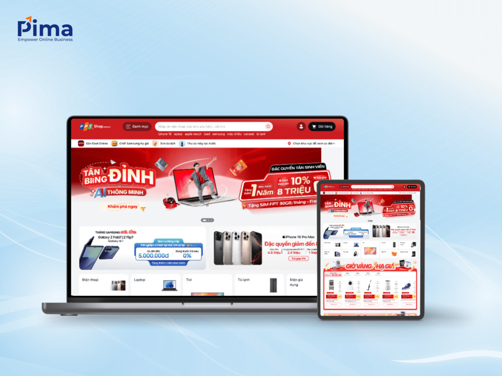 Website bán điện thoại chuẩn SEO và Marketing