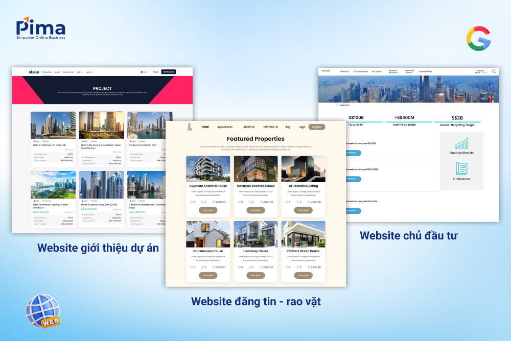 Website bất động sản phổ biến hiện nay Website bất động sản phổ biến hiện nay