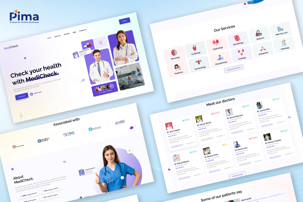 Thiết kế website bệnh viện chuyên nghiệp, chuẩn SEO và Marketing