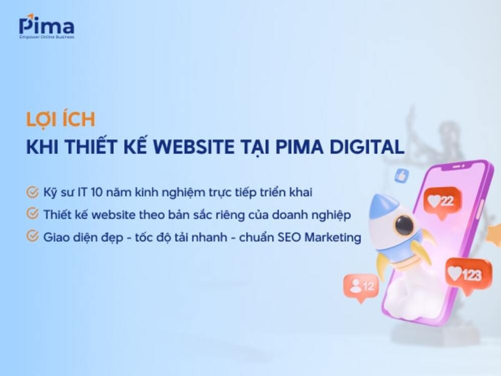 Những lợi ích khi thiết kế website công ty luật tại Pima Digital