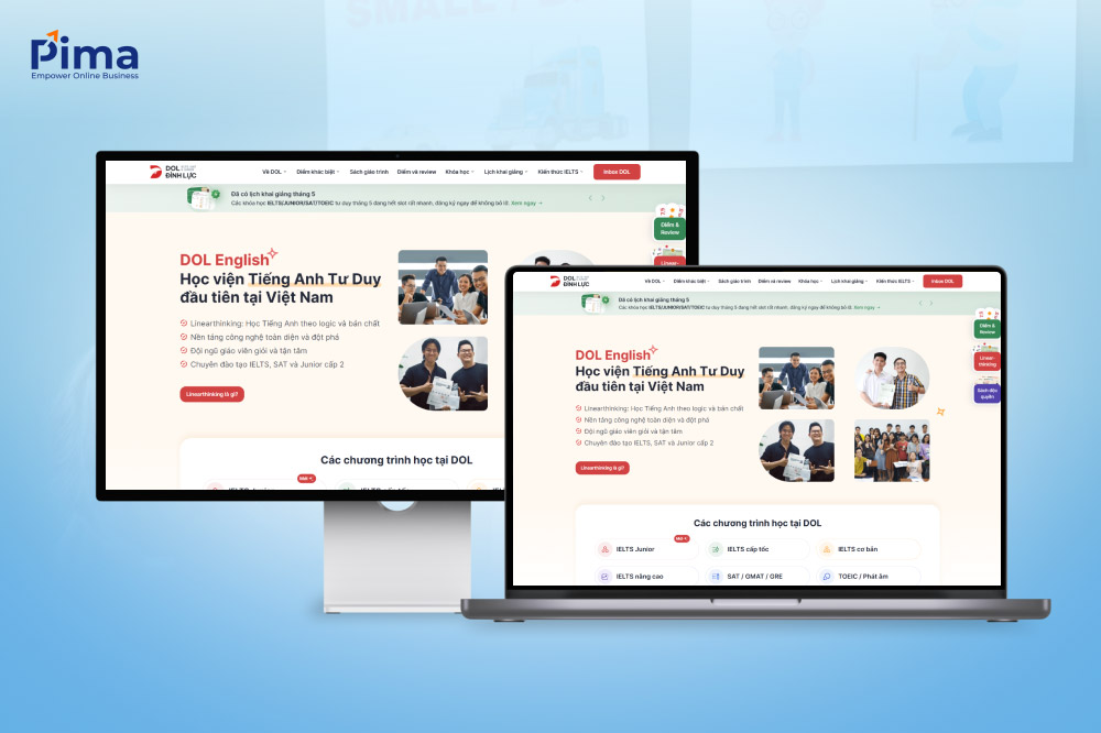 Thiết kế website trung tâm Anh văn được bảo mật với công nghệ mới nhất