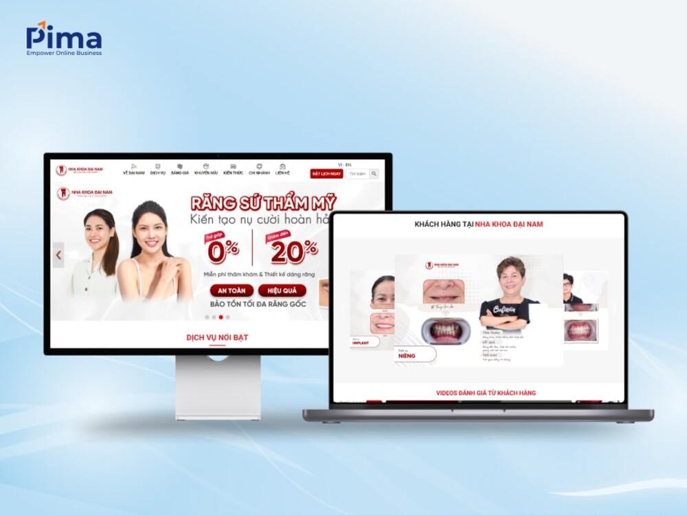 Mẫu website nha khoa chuẩn SEO marketing Mẫu website nha khoa chuẩn SEO marketing