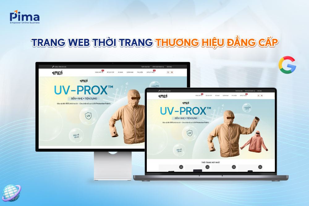 Website thời trang thương hiệu được thiết kế chỉn chu, cao cấp