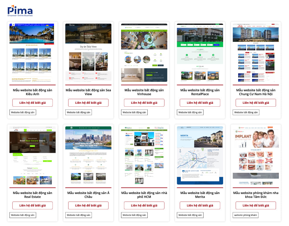 Kho template phù hợp cho nhiều ngành nghề khác nhau