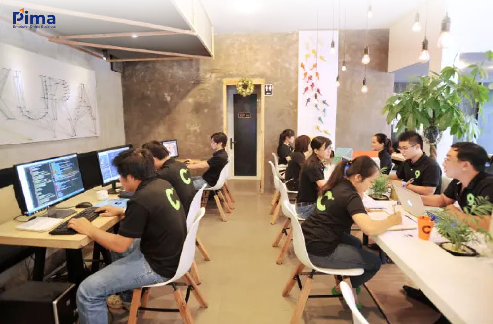 Văn phòng làm việc của Cánh Cam Agency