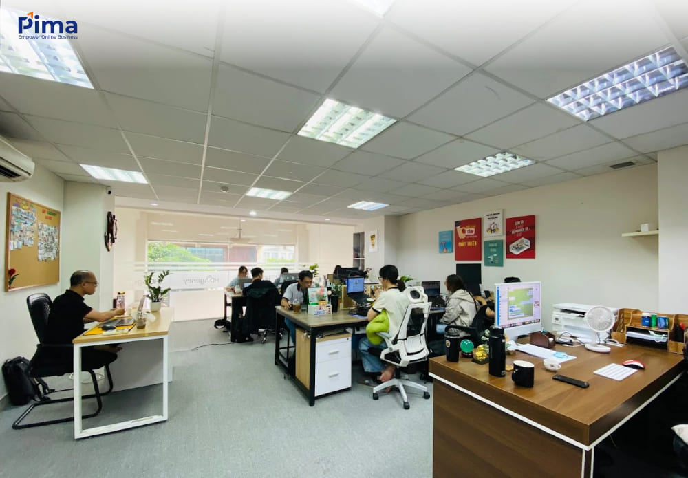 HD Agency thiết kế website có giao diện đơn giản với tính năng bán hàng cơ bản