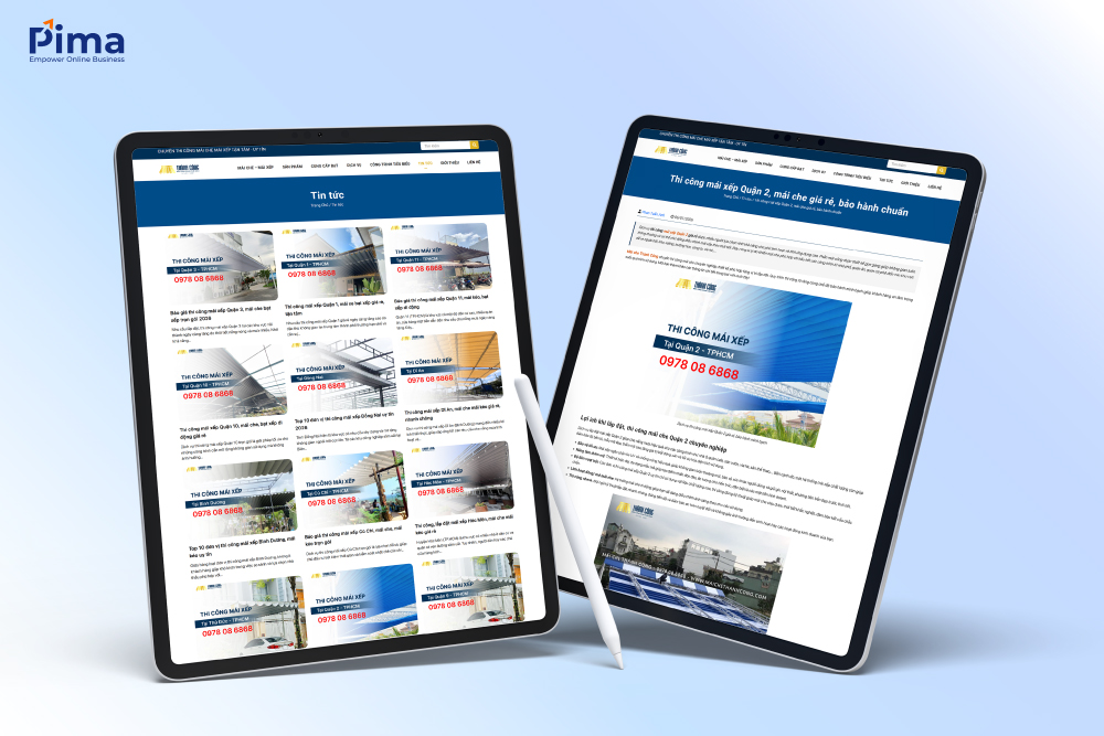 Mái Che Thành Công - Công ty thi công mái che uy tín, giàu kinh nghiệm