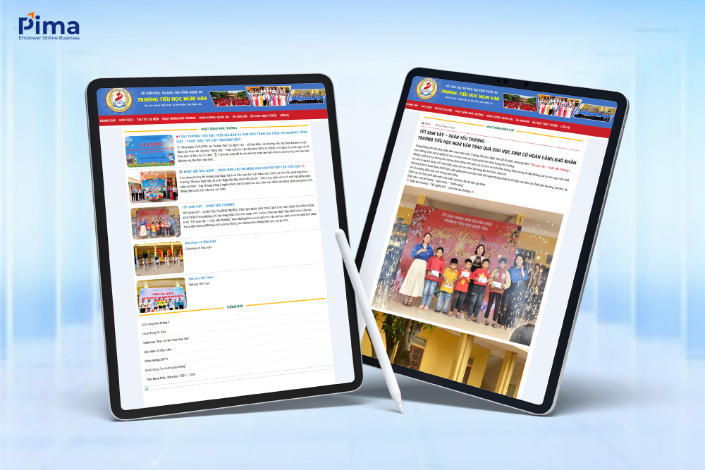 Trang thông tin tin tức của website Trường Tiểu Học Nghi Văn Trang thông tin tin tức của website Trường Tiểu Học Nghi Văn